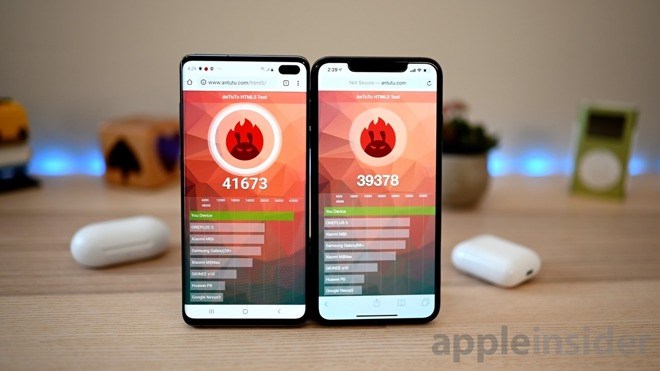 ����Galaxy S10+ ��ƻ��iPhone XS Max�ֶܷԱ�