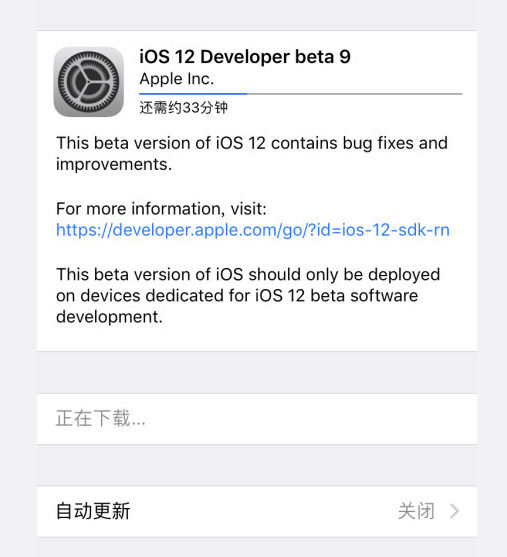iOS 12���Ƹ��£��ھŰ濪���߲��԰�����