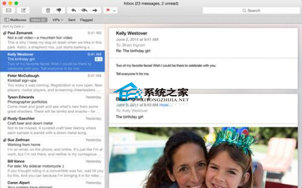 MAC OS X Yosemite���ͨ�����ʼ�������ϣ�������������״̬