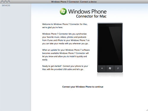 ΢��WP7ͬ�����ߵ�½Mac