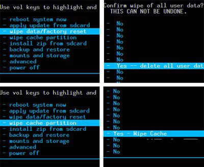 Factory Reset�Ķ��弰�����õĴ�����������