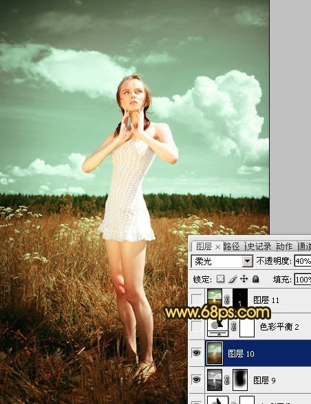 Photoshop������Ұ����ͼƬ�����İ�������ɫ