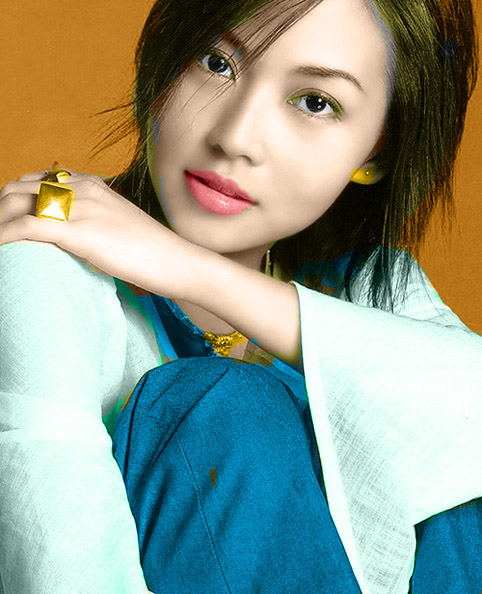 Photoshop���ڰ���Ƭ��ɫ�����׷���