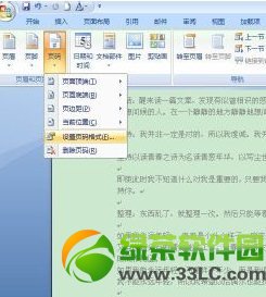 Word2007ҳ������ͼ��ʹ�ý̳̣�Word��ָ��ҳ����ҳ�뷽��