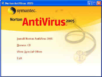 Norton AntiVirus 2005���԰��ͼ����