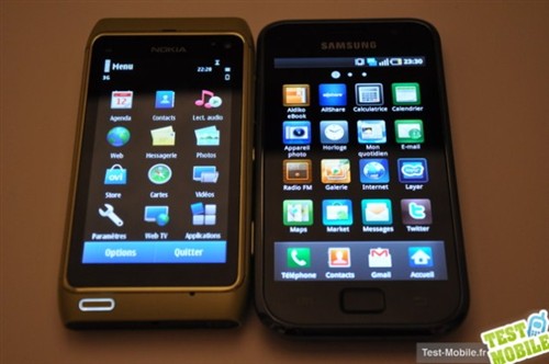 AMOLED���� ŵ����N8��������Galaxy S