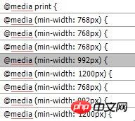 ��������ý���ѯ@media�������Ӧ�Ĺؼ��ֱ���