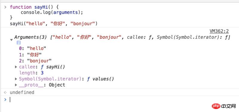 JavaScript��arguments��������ϸ˵������ʾ����