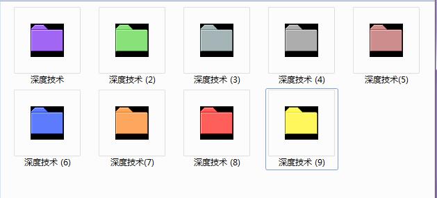 Win7�����ļ�����ɫ��θģ�����ļ���ͼ������ͼ����ϸ�̳�
