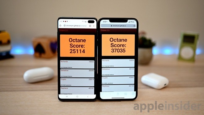 ����Galaxy S10+ ��ƻ��iPhone XS Max�ֶܷԱ�