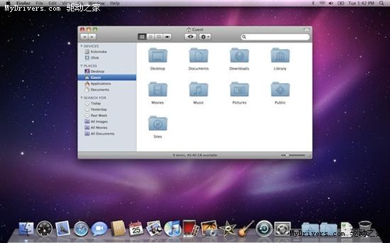 Mac OS X�������տ��� ����ͼ��