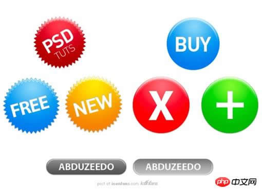 PS������Ư��3DЧ���İ�ť��ͼ��
