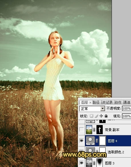 Photoshop������Ұ����ͼƬ�����İ�������ɫ