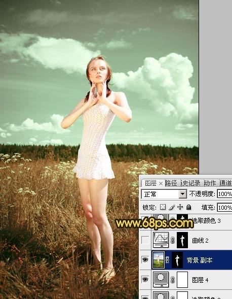 Photoshop������Ұ����ͼƬ�����İ�������ɫ