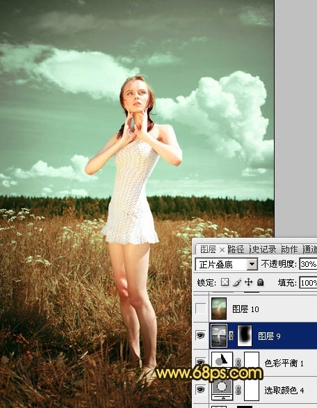 Photoshop������Ұ����ͼƬ�����İ�������ɫ