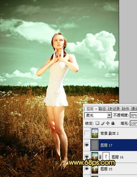 Photoshop������Ұ����ͼƬ�����İ�������ɫ