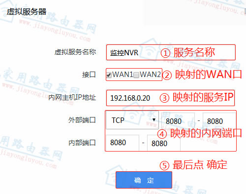 磊科NB1200C/NB1200GC端口映射怎么做?