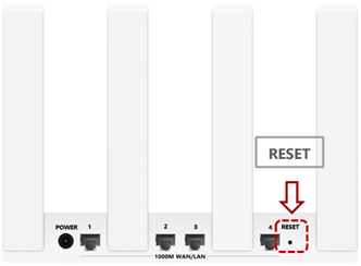 华为(荣耀)路由器恢复出厂设置教程