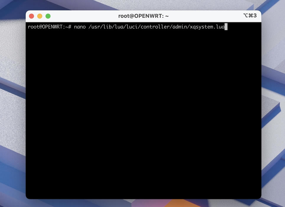 Redmi红米路由器AX6刷OpenWrt教程