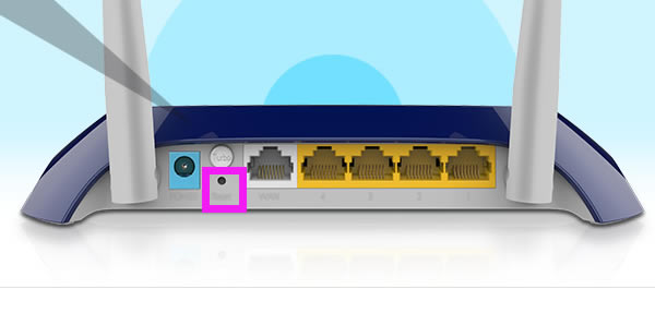 ��סTL-WR841N�ĸ�λ��ť�����ָ���������