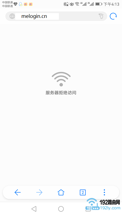 �ֻ��򲻿�melogin.cn��½ҳ��