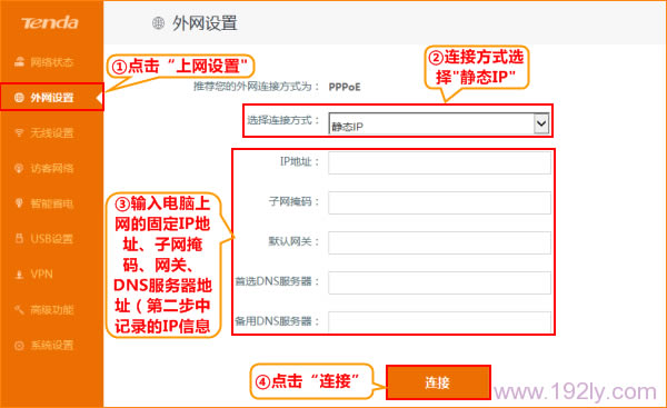 �ڴ�AC15·������̬IP��������