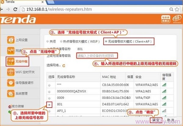�ڴ�(Tenda)FH456����·����Client+AP��������