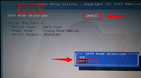 ��˶asus x201e�ʼǱ�IDE\ahciӲ��ģʽ���÷���