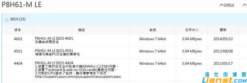 华硕P8H61主板怎么升级BIOS