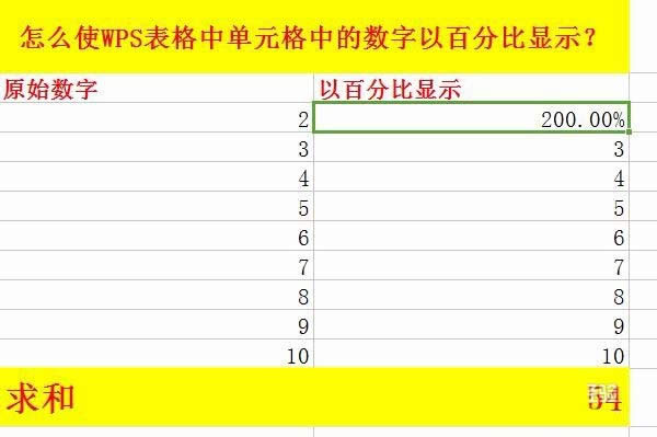 WPS�����е�������ô�԰ٷֱ���ʾ?