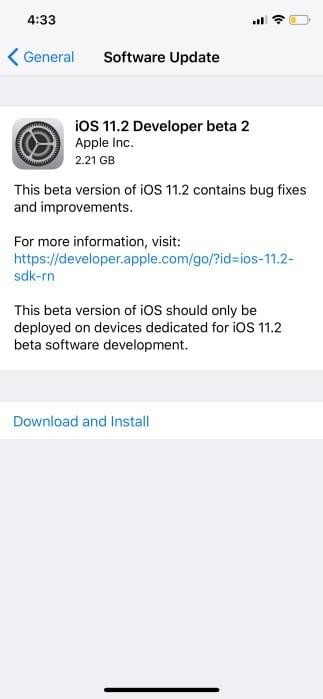 ios11.2 beta2