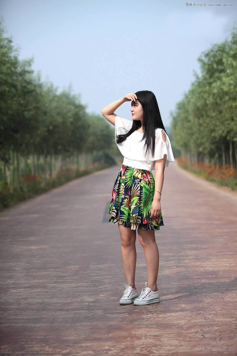 PS���⾰����Ů����Ƭ���ӻƻ�����Ч��