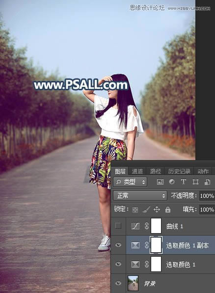 PS���⾰����Ů����Ƭ���ӻƻ�����Ч��