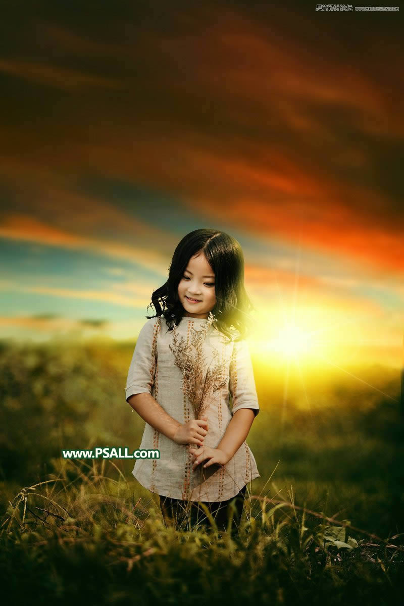 ����Ψ��Ϧ��������ͯ��Ƭ��Photoshop�̳�