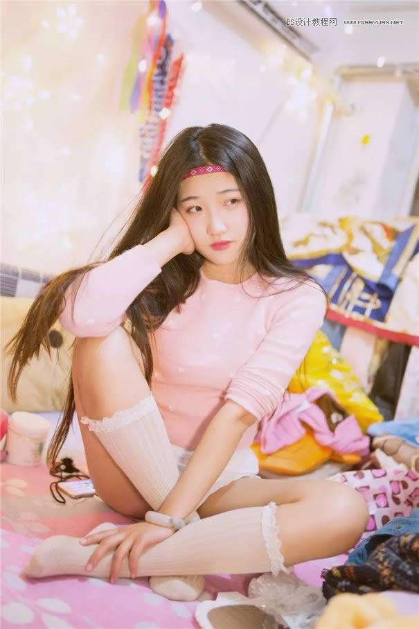 PS����Ψ����ɫ��Ů�뷿������Ƭ