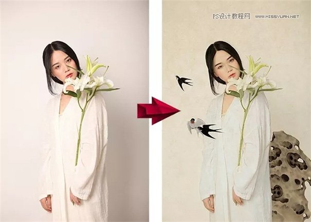 Photoshop����������Ƭ���ʻ�Ч��