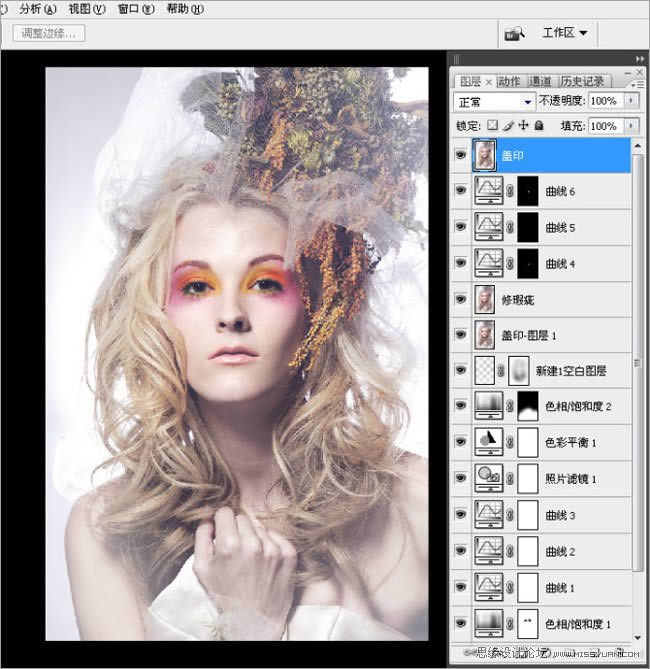 Photoshop����Ψ������������ͷ����Ƭ
