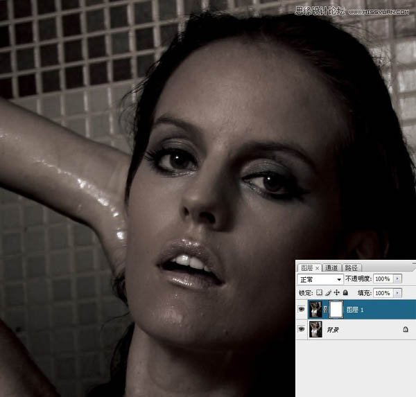 Photoshop������ڹ�ͭ�ʸз�ɫ������Ƭ