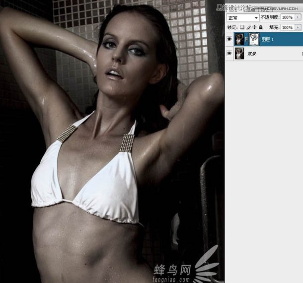 Photoshop������ڹ�ͭ�ʸз�ɫ������Ƭ