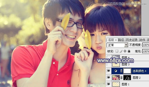 Photoshop����Ψ����Ƥ������Ƭɫ��Ч��