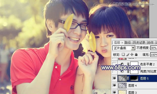 Photoshop����Ψ����Ƥ������Ƭɫ��Ч��