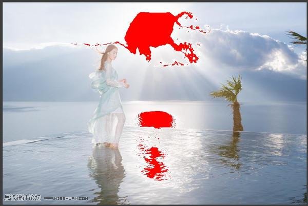 �޸���⺣��Ů����Ƭɫ�ʵ�PS�̳�