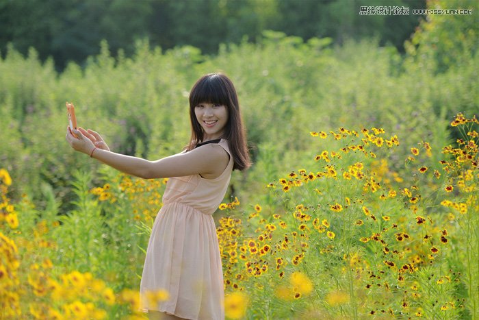 PS�ѻ��⻨��Ů����Ƭ�����ļ�������ɫ��