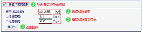 水星 MW3030R V1~V3 无线路由器设置IP带宽控制 路由器