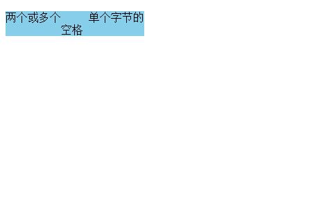 white-space white-space