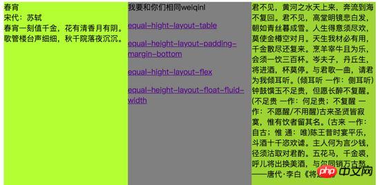 css���ö��еȸ߲��ֵķ���ʾ��