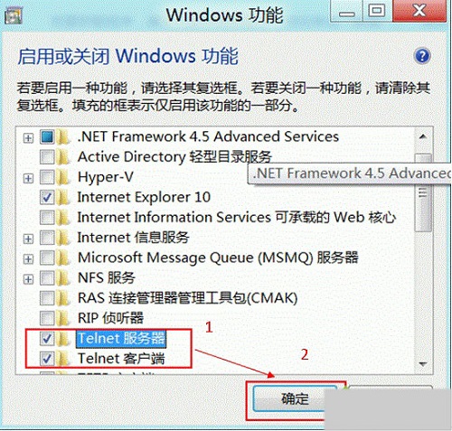 Win8ϵͳ�а�װtelnet�������ϸ����
