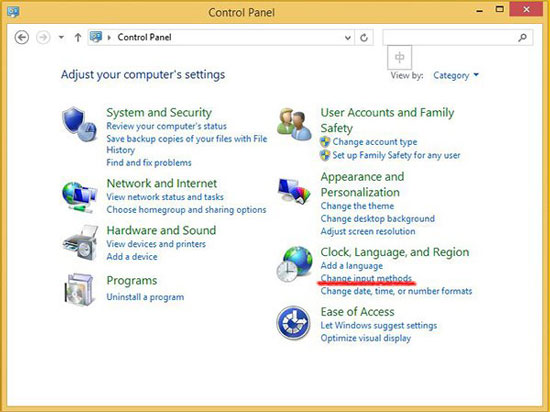 ��ν�Win8.1 UpdateӢ�İ��л������Ľ��� 